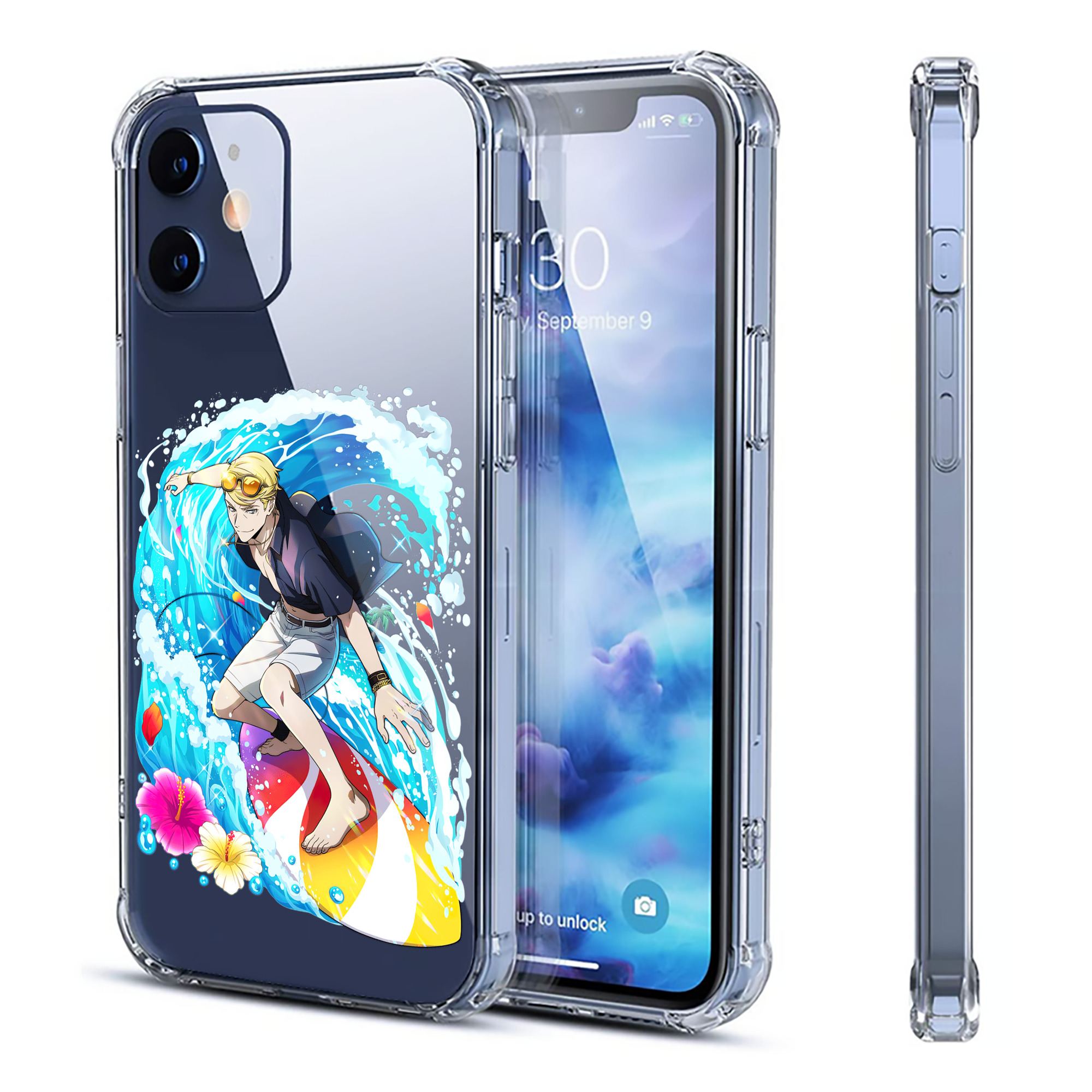 （画像用） 文豪ストレイドッグス Bungo Stray Dogs 【iPhone 12シリーズ対応】透明スマホケース（クリアソフトケース）